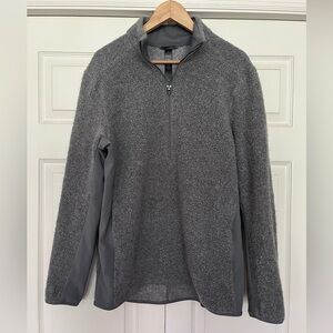 Lululemon Tundra Trek 1/2 Zip Wool Blend in Grey - Men's Large